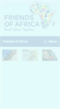 Mobile Screenshot of friendsofafrica.org.uk
