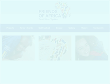 Tablet Screenshot of friendsofafrica.org.uk